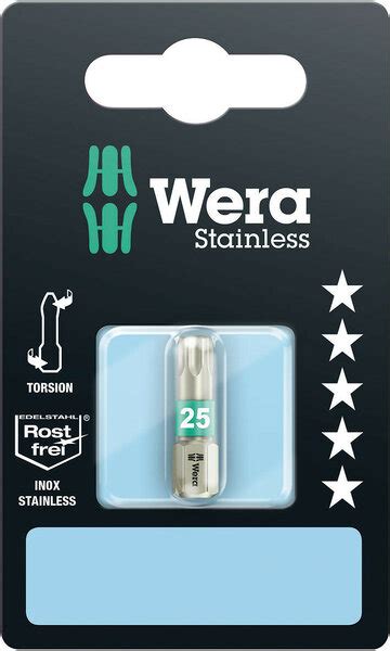 Wera Bits TS T25, rostfritt