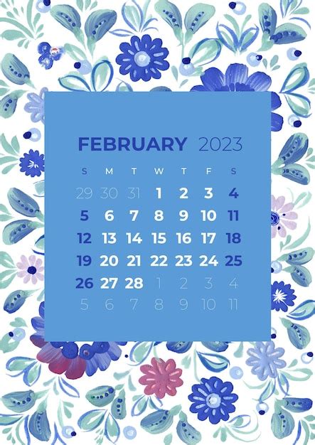 44000 Floral Calendar 2023 Pictures