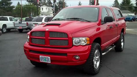 2005 Dodge Ram 1500 Pickup Quad Cab Short Bed V8 57 Liter Hemi Youtube