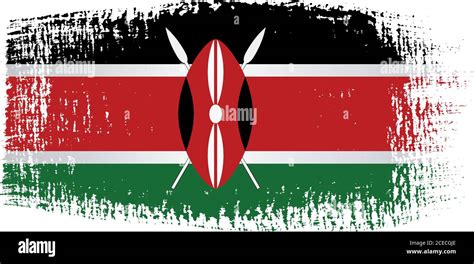 Kenya Brush Stroke Stock Vector Images Alamy