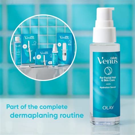 Gillette Venus For Facial Hair And Skin Care Hydration Serum 15 Oz