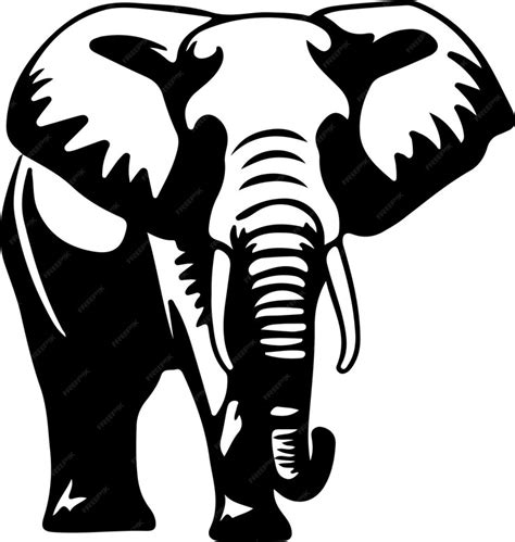 Premium Vector | Africanelephant silhouette