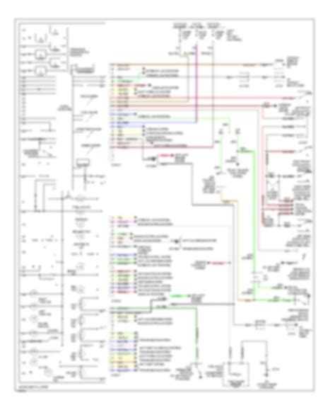 INSTRUMENT CLUSTER Mazda MPV ES 2004 SYSTEM WIRING DIAGRAMS