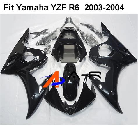 Motorcycle Black Bodywork Fairing Kit For Yamaha Yzf R6 Yzfr6 Yzf R6 2003 2004 R6s 2006 2007