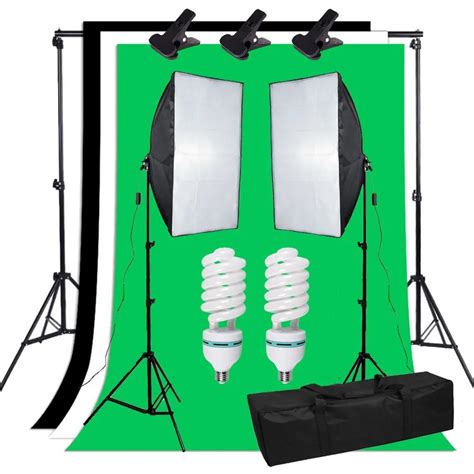 Abeststudio Studio Softbox lighting kit 2x135W Continuous Softbox Kit 1 ...