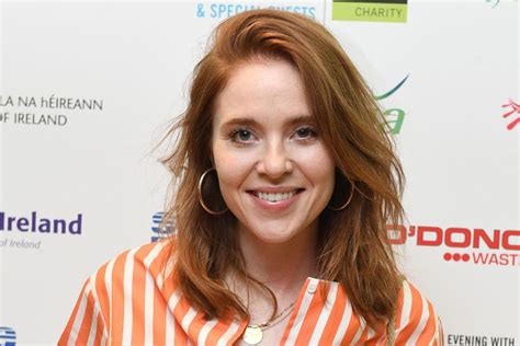 Irish Tv Presenter Angela Scanlon Absolutely Delighted After Landing