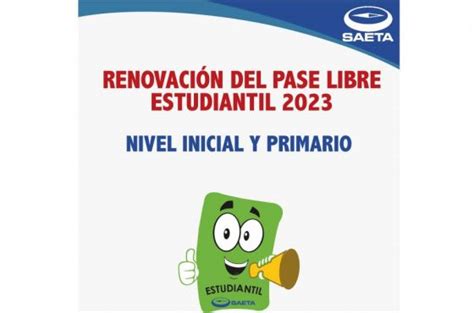 Boleto Estudiantil Las Inscripciones Est N Abiertas Desde Este