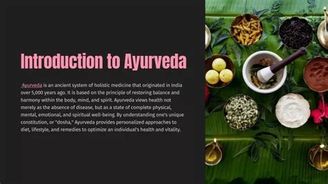 Ppt Ayurveda Training Courses In India Powerpoint Presentation