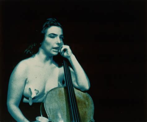 Photograph Charlotte Moorman At Nam June Paik S Opera Sextronique