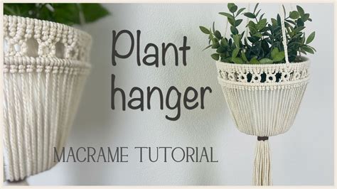 Diy Tutorial Macrame Plant Hanger Portamacetas De Macrame Youtube