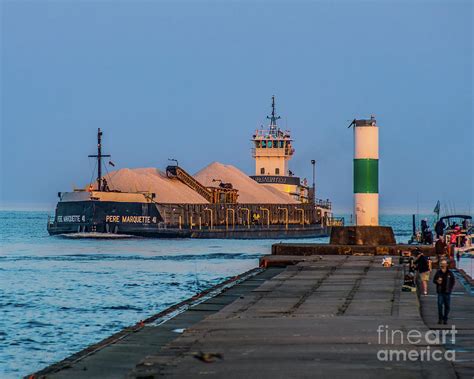 Entering Grand Haven Photograph By Nick Zelinsky Jr Fine Art America