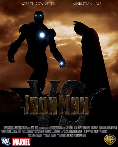 Iron Man Vs Batman Poster By Rak00n On Deviantart