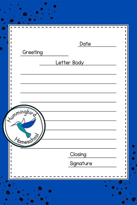 Writing A Friendly Letter Format And Guide For Teaching Kids