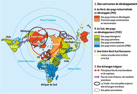 Une Mondialisation Inégale Selon Les Territoires Histoire Géographie