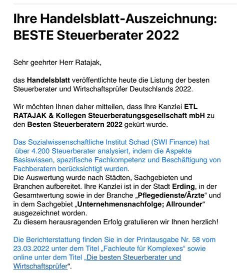 Beste Steuerberater 2022