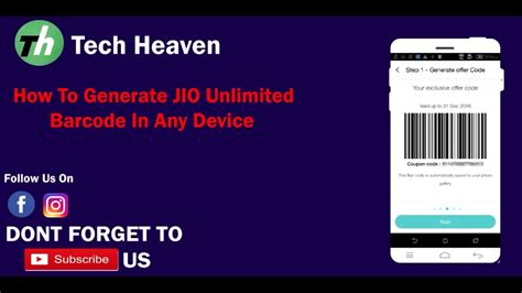 How To Generate Unlimited Jio Barcode In Any Device No Root Youtube