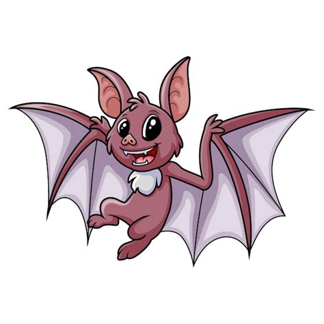 Premium Vector Cartoon Cute Small Bat Flying