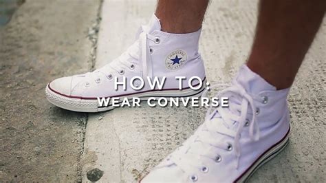 How To Wear Your Converse Atelier Yuwa Ciao Jp