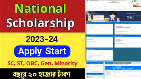 National Scholarship 2023 24 Apply Nsp Scholarship New Update 2023