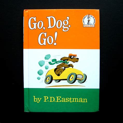 Vintage Book Go Dog Go 1989 By Dr Seuss Writing As Pd Etsy Finland