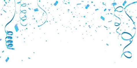 Blue Confetti Background