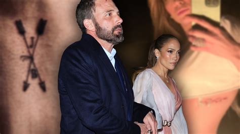 JLo y Ben Affleck se hacen tatuajes y tienen romántica cena de San