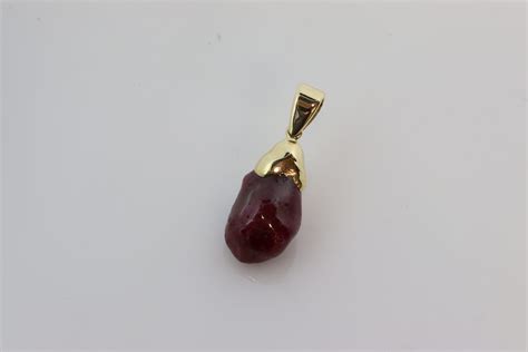 18ct Natural Ruby Pendant – Jewelcraft Website