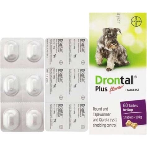 Drontal Dog Plus Tasty Obat Cacing Anjing Bulat