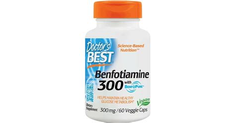 Doctor S Best Benfotiamine With Benfopure Mg Pcs Price