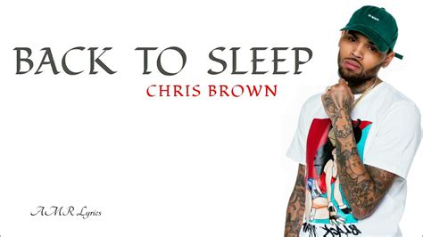 Back To Sleep Chris Brown Lyrics Youtube