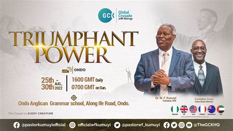 Ministers Conference Day 2 Triumphant Power Gck Youtube