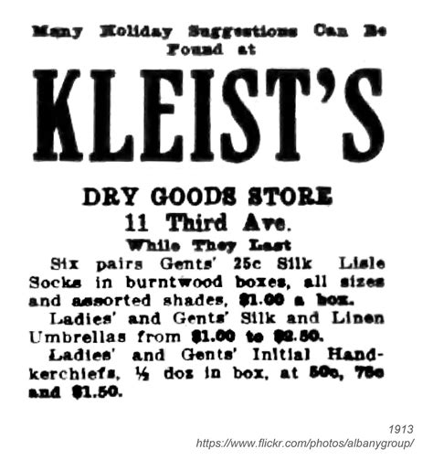 Kleist S Dry Goods Store Albanygroup Archive Flickr