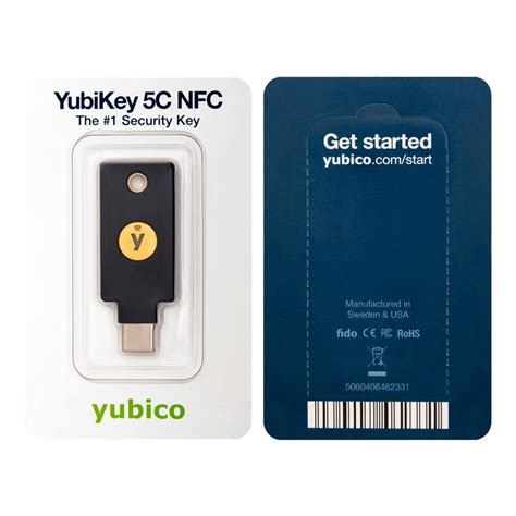 Yubico YubiKey 5C NFC Two Factor Authentication Security Key USB C