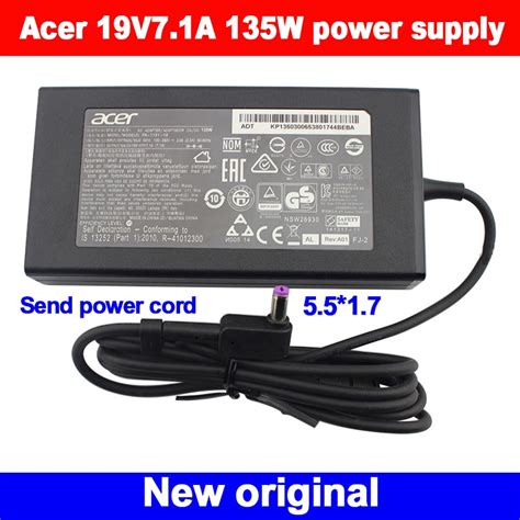 V A W Acer Nitro Original Charger Adapter For An An