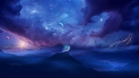 Ellysiumn, digital, space clouds, universe, HD Wallpaper | Rare Gallery