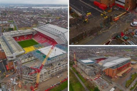 19 New Anfield Road End Expansion Photos As Shankly Gates Set For