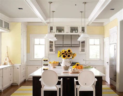 Pale Yellow Paint Color In East Facing Kitchen Yellow Kitchen Walls