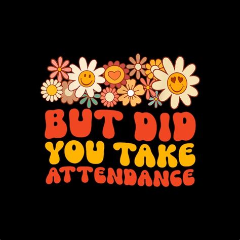 Funny Attendance Stickers Etsy Uk