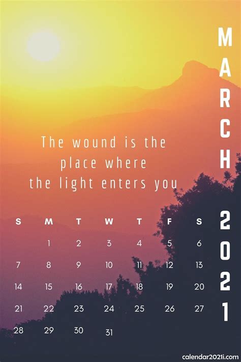 March 2021 Calendar Wallpapers - Top Free March 2021 Calendar ...