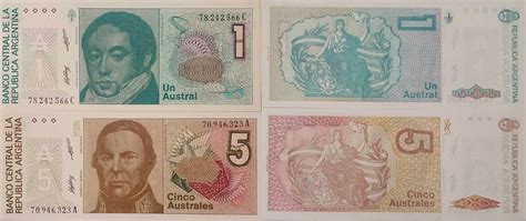 Argentinien Austral Australes O D Banknote St Ck I Ma Shops