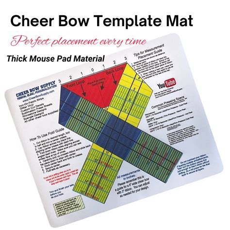 Cheer Bow Making Templates – Cheer Bow Supply