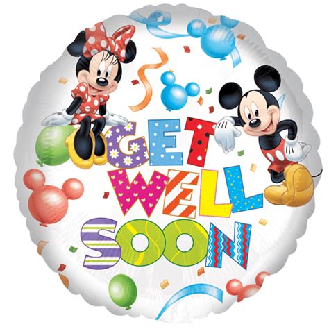 Get Well Soon Disney Balloon Transparent Png Stickpng