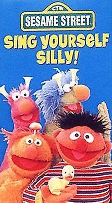 Sesame Street - Sing Yourself Silly (VHS, 1990) SESAME SONGS ELMO RARE ...