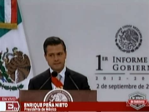 Peña Nieto Ofrece Su Primer Informe De Gobierno Excélsior