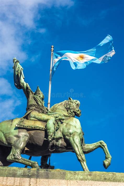 Manuel Belgrano Statue in Buenos Aires, Argentina Stock Photo - Image of argentinian, history ...