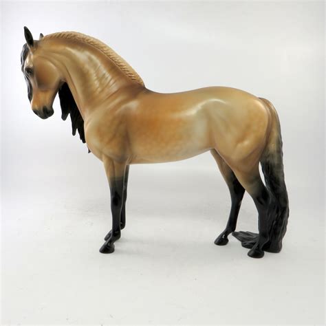 CINDERELLA BELLA-OOAK DAPPLE BUCKSKIN ANDALUSIAN MODEL HORSE 12/21/18 ...
