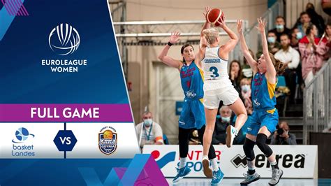 Basket Landes V Vbw Arka Gdynia Full Game Euroleague Women