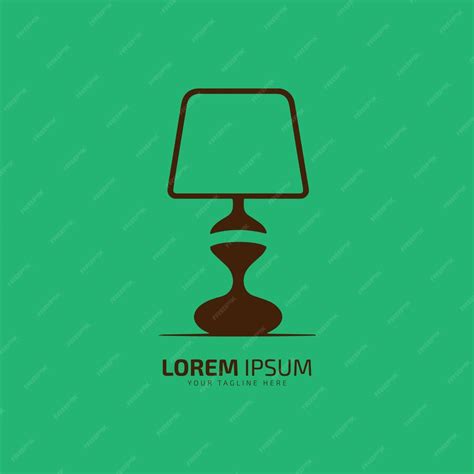 Premium Vector Lamp Logo Lamp Icon Silhouette Vector Lamp Symbol And