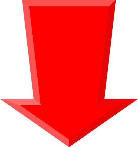 Red Arrow Royalty Free Vector Image Vectorstock