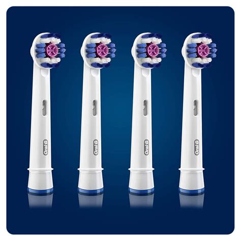 Braun Oral B 3d White Replacement Heads 4 Pack Mehiaz